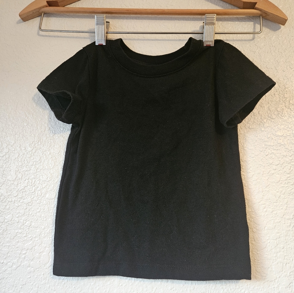 cat and jack black tee, 12m